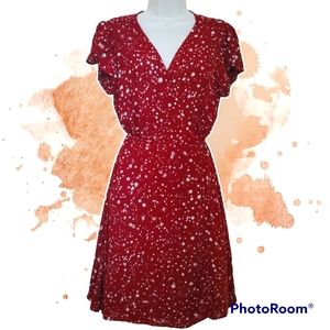 One The Land Starry Wrap Dress